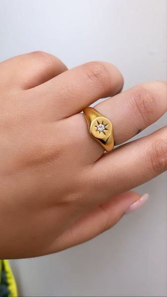 Star Signet Ring