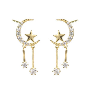 Over The Moon Earrings