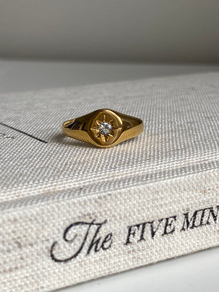 Star Signet Ring