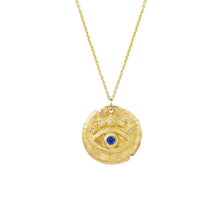 Load image into Gallery viewer, Gold Evil Eye Necklace
